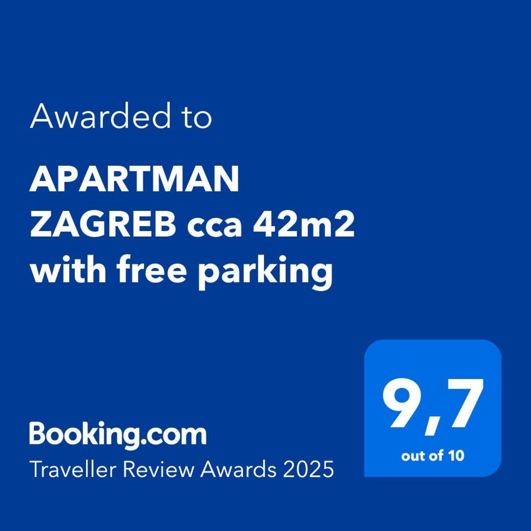 Apartman Zagreb Cca 42M2 With Free Parking Eksteriør bilde